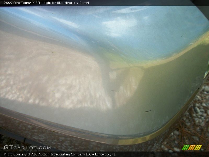 Light Ice Blue Metallic / Camel 2009 Ford Taurus X SEL