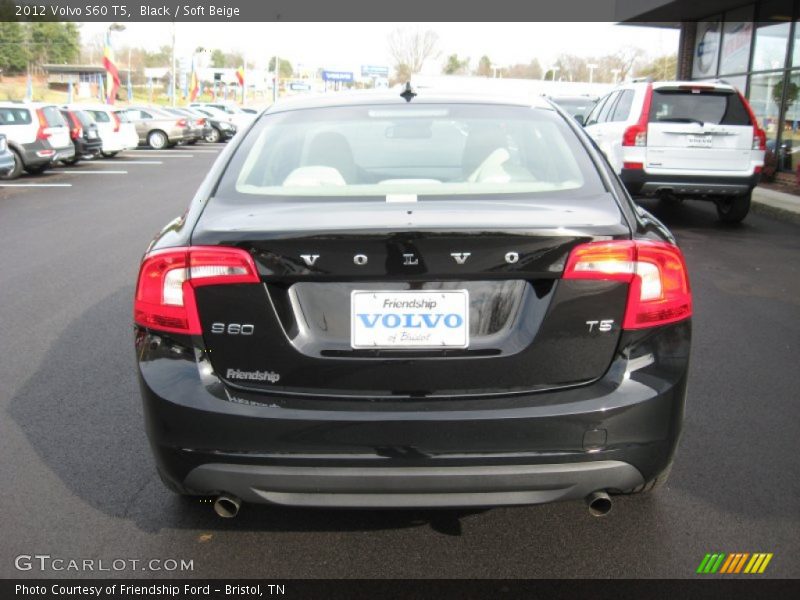 Black / Soft Beige 2012 Volvo S60 T5