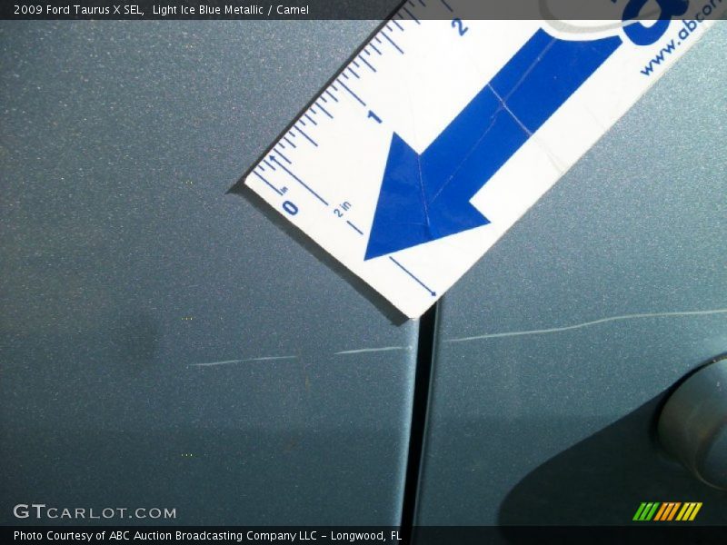 Light Ice Blue Metallic / Camel 2009 Ford Taurus X SEL