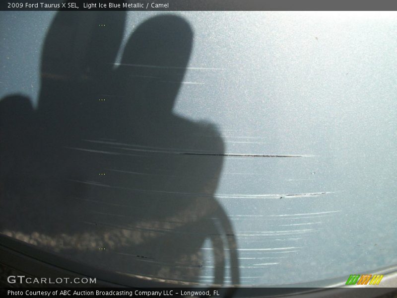 Light Ice Blue Metallic / Camel 2009 Ford Taurus X SEL