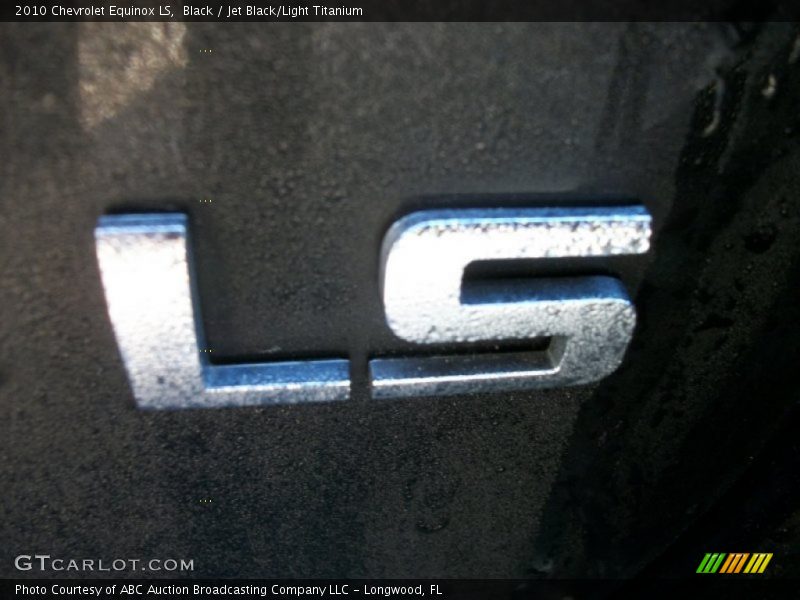 Black / Jet Black/Light Titanium 2010 Chevrolet Equinox LS