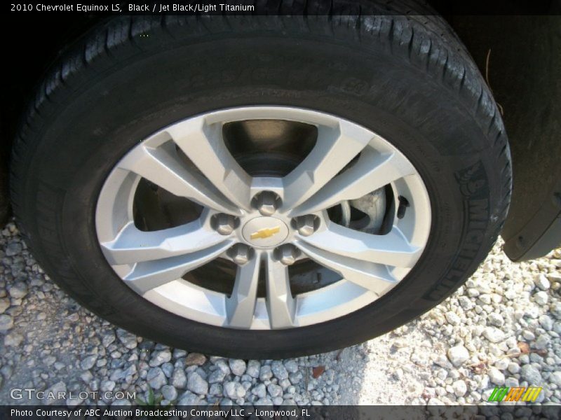 Black / Jet Black/Light Titanium 2010 Chevrolet Equinox LS