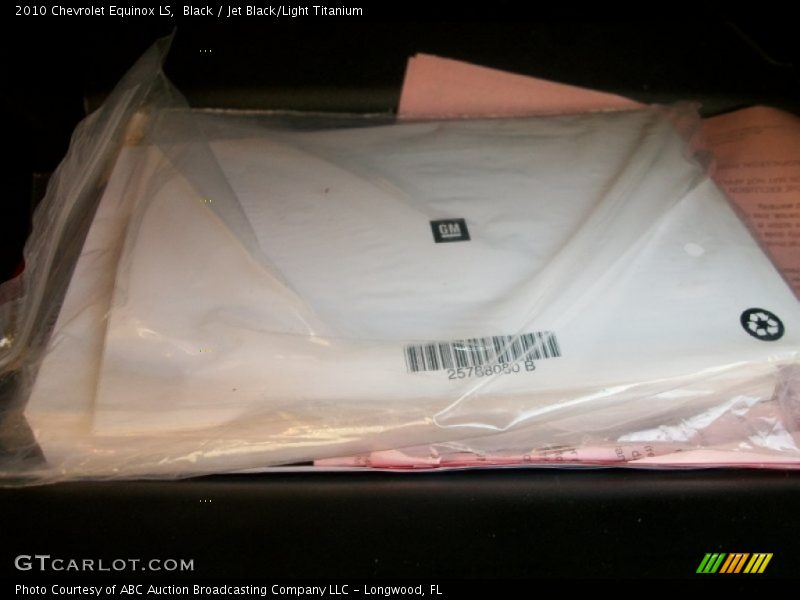 Black / Jet Black/Light Titanium 2010 Chevrolet Equinox LS