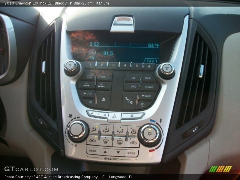 Black / Jet Black/Light Titanium 2010 Chevrolet Equinox LS