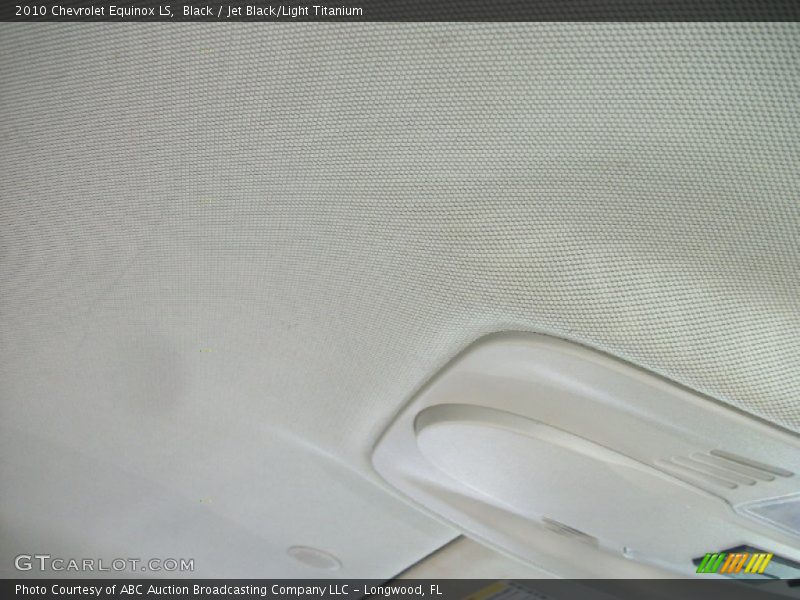 Black / Jet Black/Light Titanium 2010 Chevrolet Equinox LS
