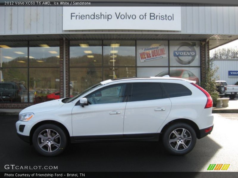 Ice White / Sandstone 2012 Volvo XC60 T6 AWD