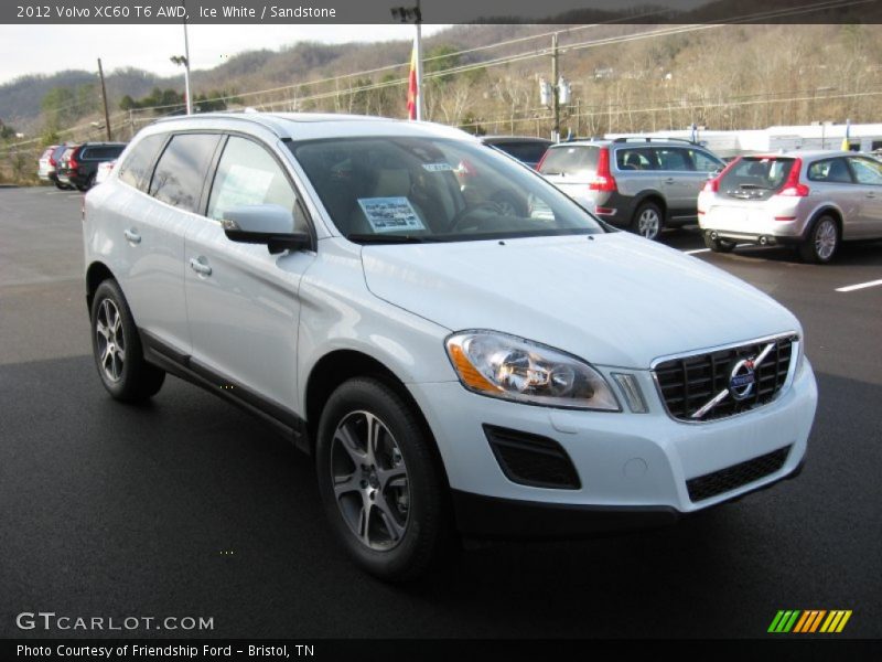 Ice White / Sandstone 2012 Volvo XC60 T6 AWD