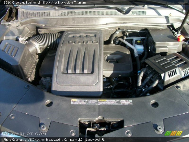 Black / Jet Black/Light Titanium 2010 Chevrolet Equinox LS
