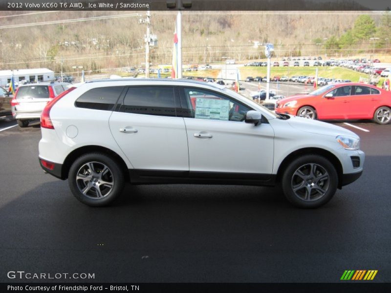 Ice White / Sandstone 2012 Volvo XC60 T6 AWD