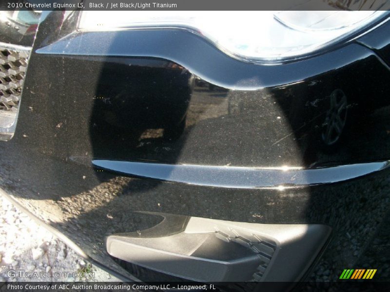 Black / Jet Black/Light Titanium 2010 Chevrolet Equinox LS