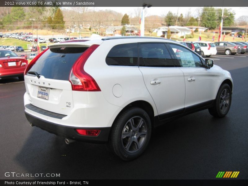 Ice White / Sandstone 2012 Volvo XC60 T6 AWD