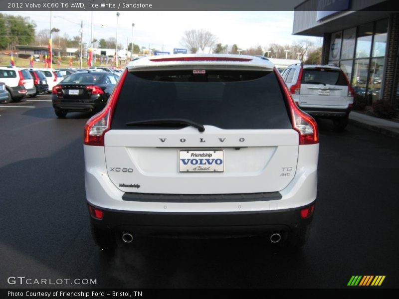 Ice White / Sandstone 2012 Volvo XC60 T6 AWD