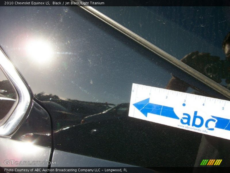 Black / Jet Black/Light Titanium 2010 Chevrolet Equinox LS