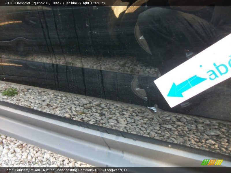 Black / Jet Black/Light Titanium 2010 Chevrolet Equinox LS