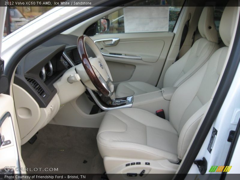 Ice White / Sandstone 2012 Volvo XC60 T6 AWD
