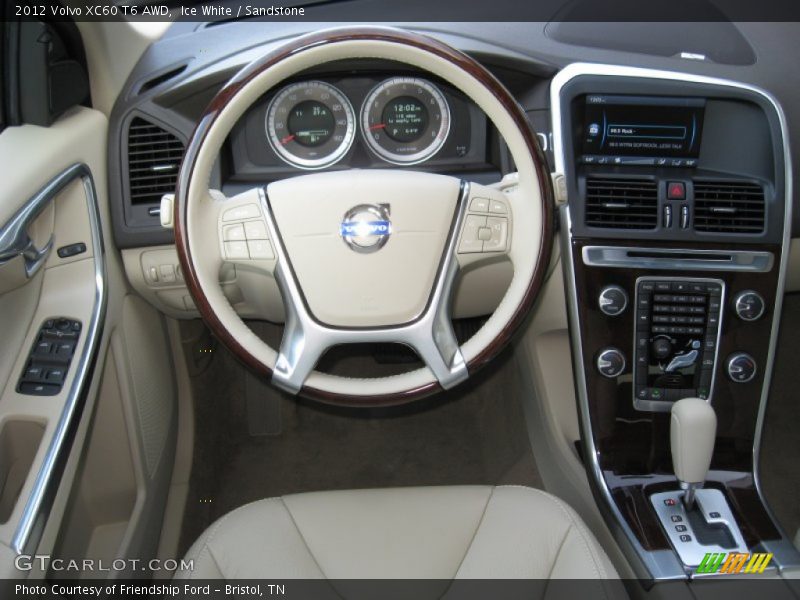 Ice White / Sandstone 2012 Volvo XC60 T6 AWD