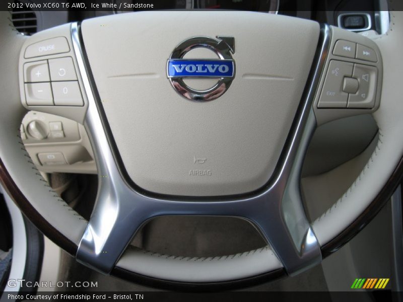 Ice White / Sandstone 2012 Volvo XC60 T6 AWD