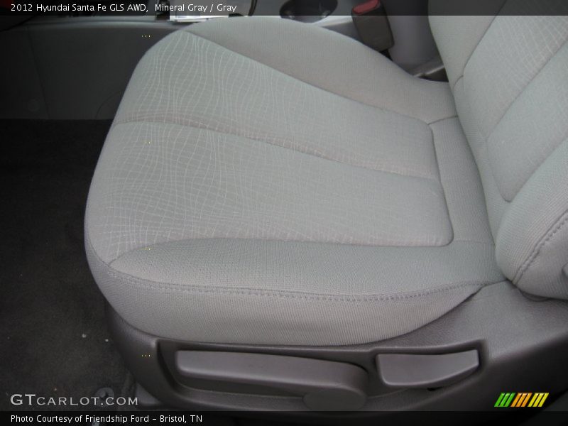 Mineral Gray / Gray 2012 Hyundai Santa Fe GLS AWD