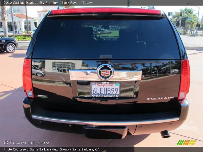 Black Raven / Ebony 2010 Cadillac Escalade ESV Premium