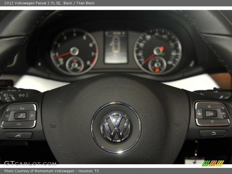 Black / Titan Black 2012 Volkswagen Passat 2.5L SE