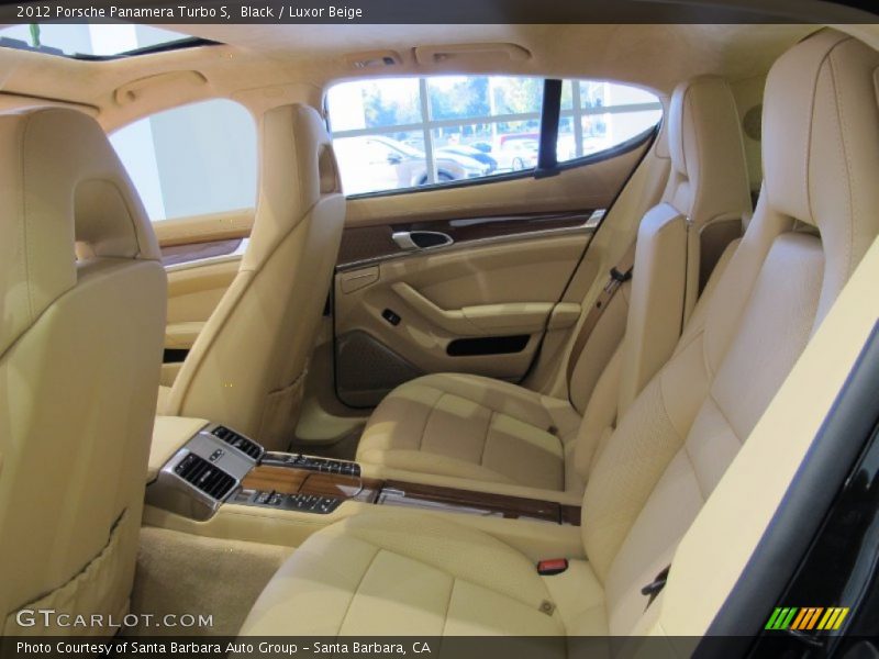  2012 Panamera Turbo S Luxor Beige Interior