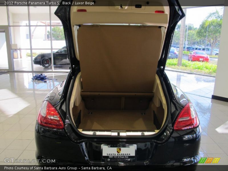 Black / Luxor Beige 2012 Porsche Panamera Turbo S