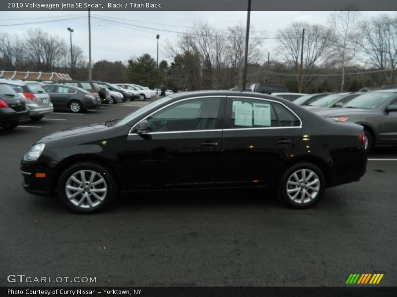 Black / Titan Black 2010 Volkswagen Jetta SE Sedan