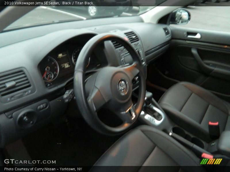 Black / Titan Black 2010 Volkswagen Jetta SE Sedan