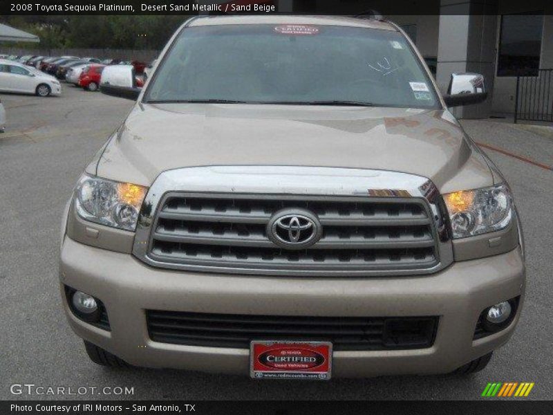 Desert Sand Metallic / Sand Beige 2008 Toyota Sequoia Platinum