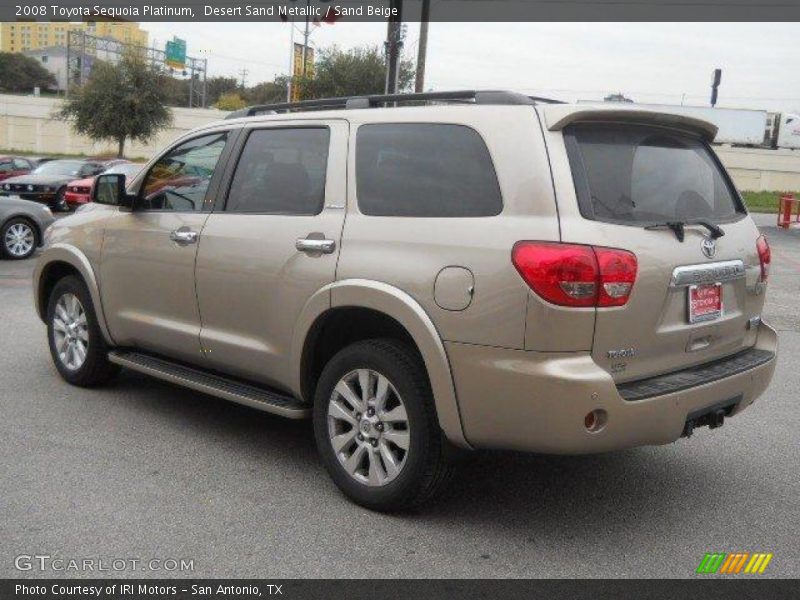 Desert Sand Metallic / Sand Beige 2008 Toyota Sequoia Platinum
