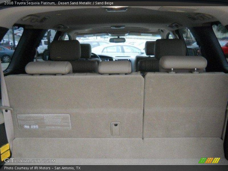 Desert Sand Metallic / Sand Beige 2008 Toyota Sequoia Platinum