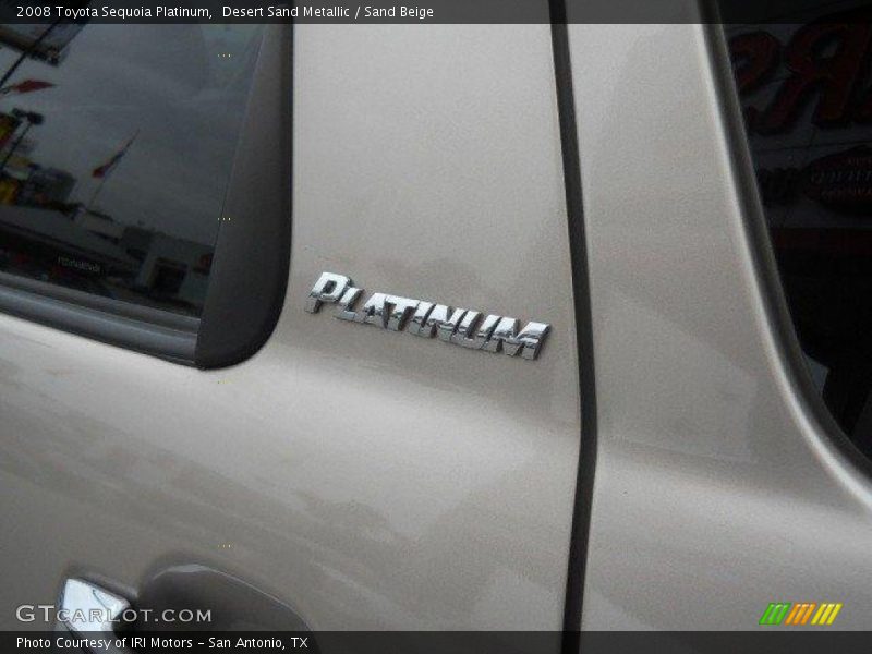Desert Sand Metallic / Sand Beige 2008 Toyota Sequoia Platinum