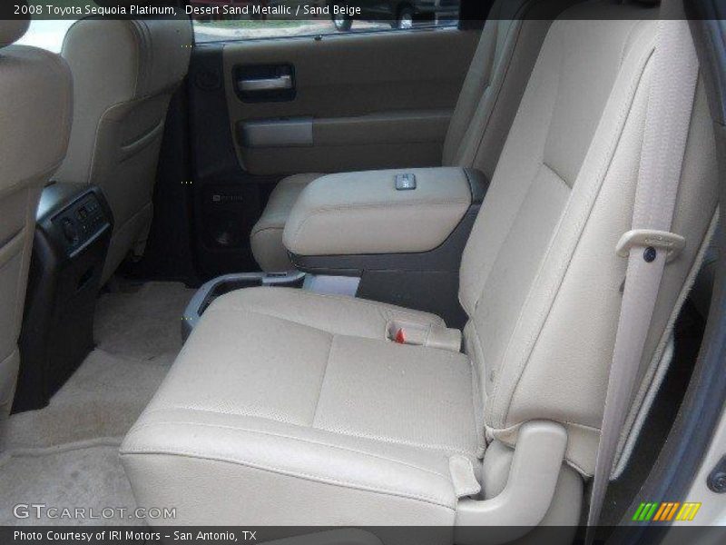 Desert Sand Metallic / Sand Beige 2008 Toyota Sequoia Platinum