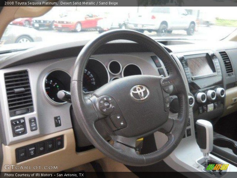 Desert Sand Metallic / Sand Beige 2008 Toyota Sequoia Platinum