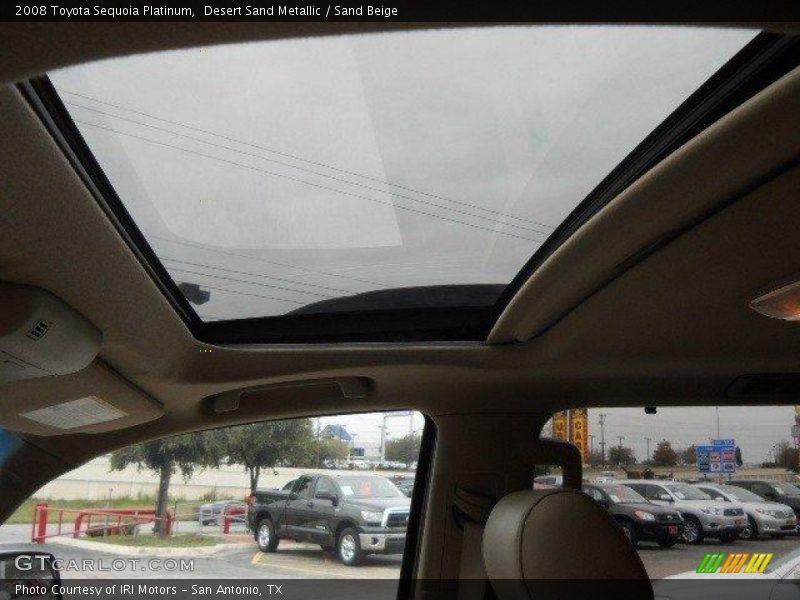 Desert Sand Metallic / Sand Beige 2008 Toyota Sequoia Platinum