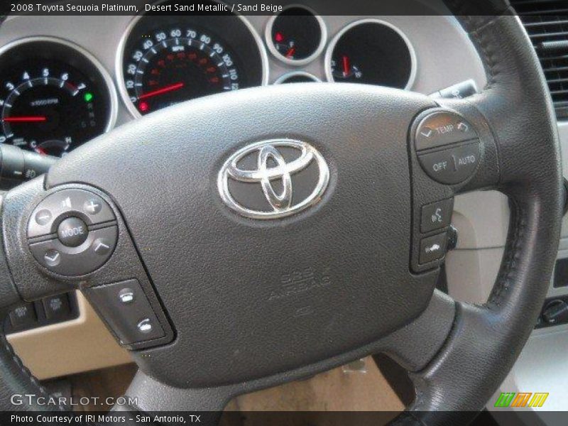 Desert Sand Metallic / Sand Beige 2008 Toyota Sequoia Platinum