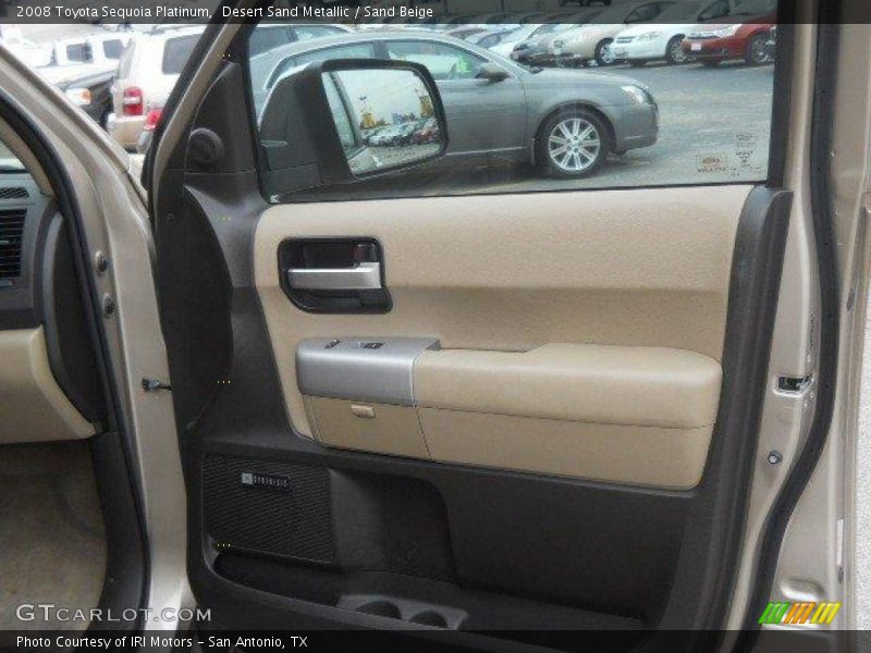 Desert Sand Metallic / Sand Beige 2008 Toyota Sequoia Platinum
