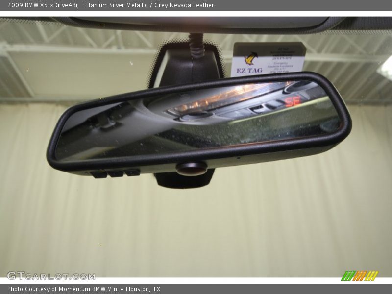 Titanium Silver Metallic / Grey Nevada Leather 2009 BMW X5 xDrive48i