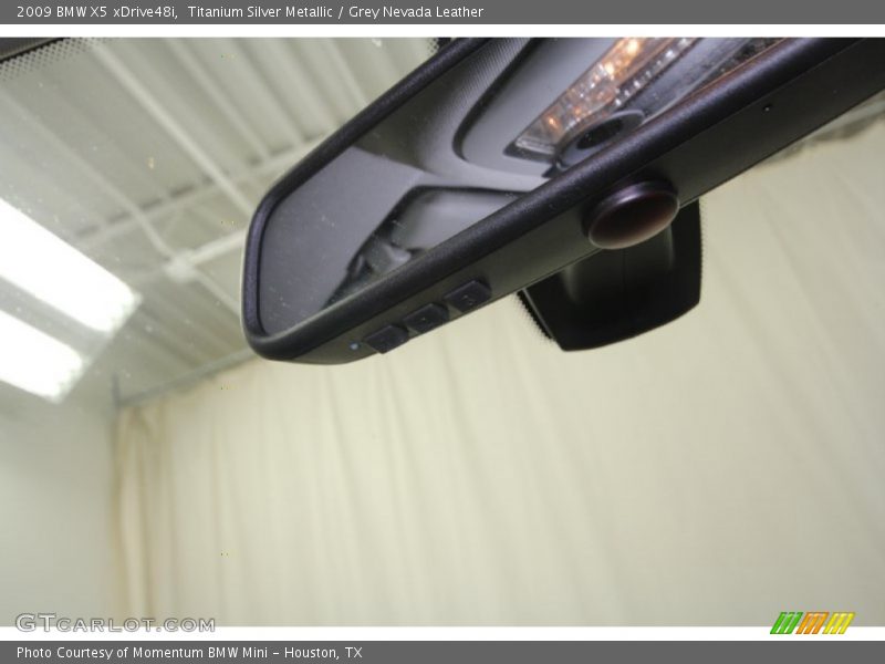 Titanium Silver Metallic / Grey Nevada Leather 2009 BMW X5 xDrive48i