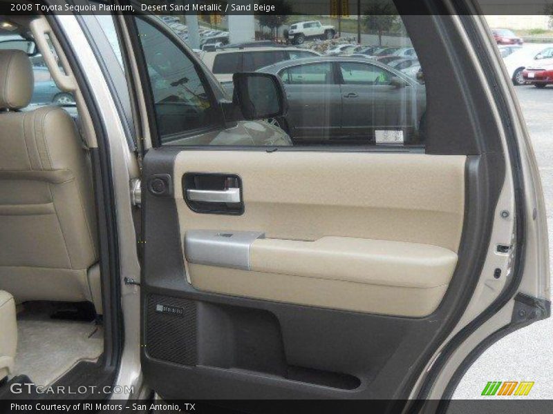 Desert Sand Metallic / Sand Beige 2008 Toyota Sequoia Platinum