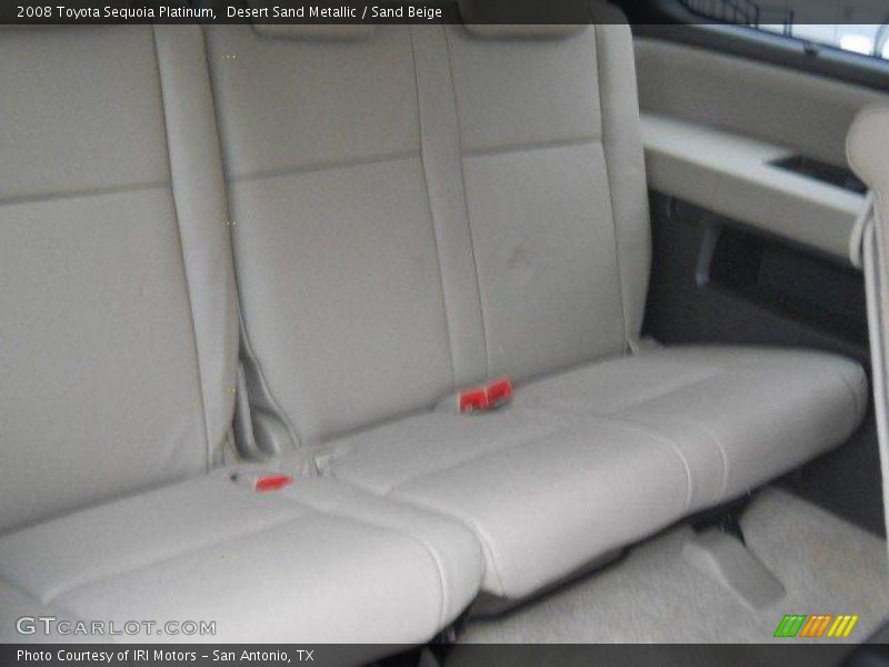 Desert Sand Metallic / Sand Beige 2008 Toyota Sequoia Platinum