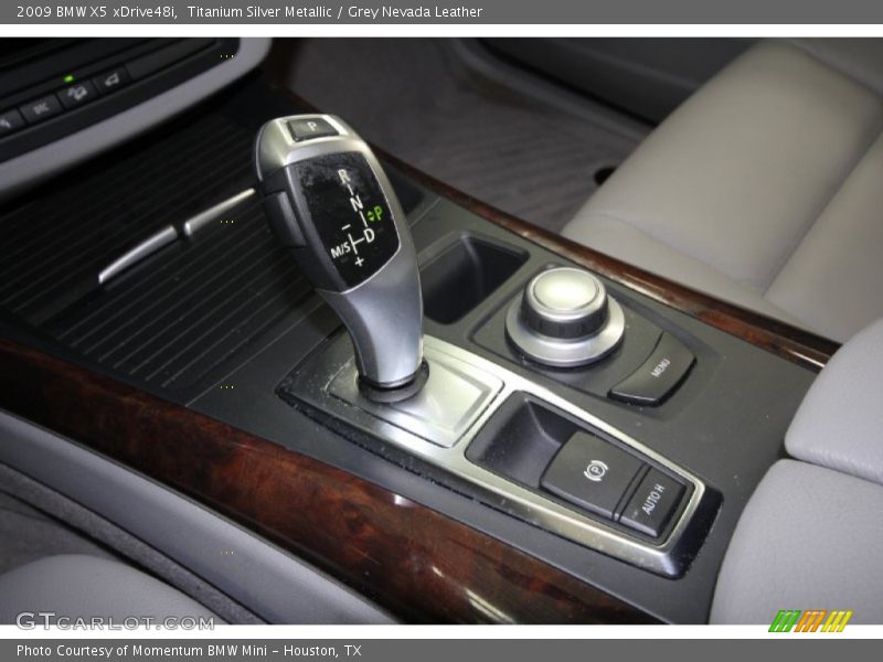 Titanium Silver Metallic / Grey Nevada Leather 2009 BMW X5 xDrive48i