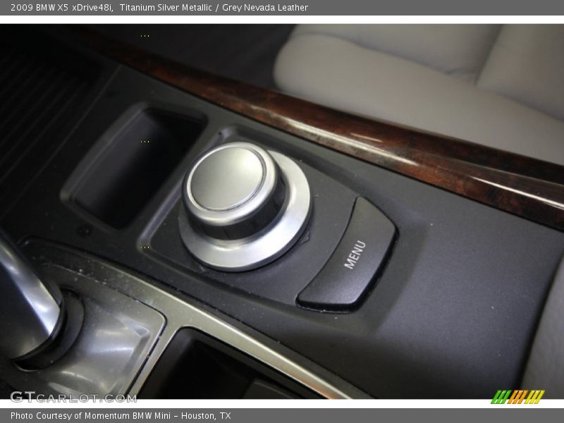 Titanium Silver Metallic / Grey Nevada Leather 2009 BMW X5 xDrive48i