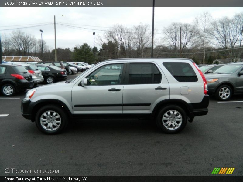 Satin Silver Metallic / Black 2005 Honda CR-V EX 4WD