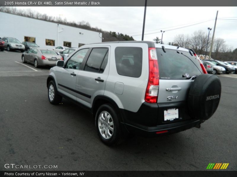Satin Silver Metallic / Black 2005 Honda CR-V EX 4WD