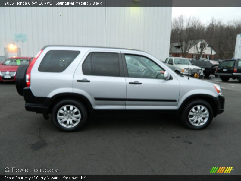 Satin Silver Metallic / Black 2005 Honda CR-V EX 4WD