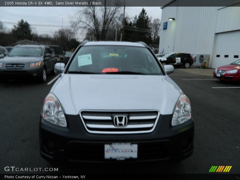 Satin Silver Metallic / Black 2005 Honda CR-V EX 4WD