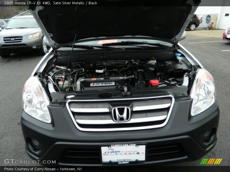 Satin Silver Metallic / Black 2005 Honda CR-V EX 4WD
