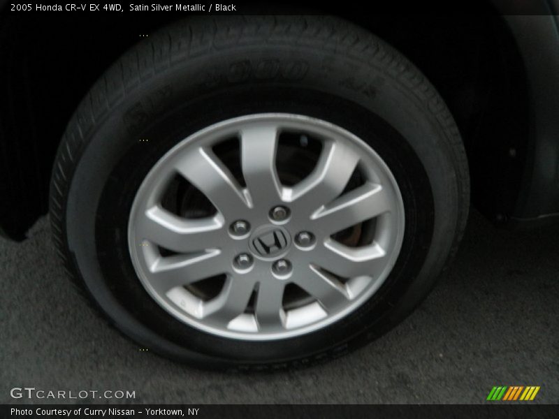 Satin Silver Metallic / Black 2005 Honda CR-V EX 4WD