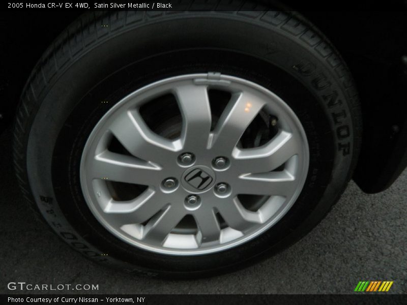 Satin Silver Metallic / Black 2005 Honda CR-V EX 4WD